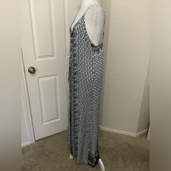 Ganji Floral Cotton Blend Maxi Dress Size L - Picture 6 of 10